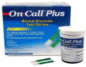 ONCALL PLUS Glucometer Test Strips (50 Count)